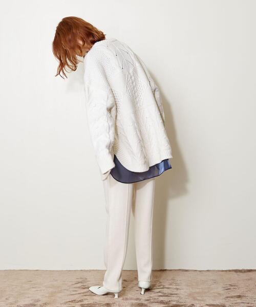 AEWEN MATOPH（イウエン マトフ）の「＜AEWEN MATOPH（イウエン マトフ）＞ケーブル ニット（ニット/セーター・レディース・ライトグレー/オフホワイト/イエロー・FREE）」の17枚目の写真