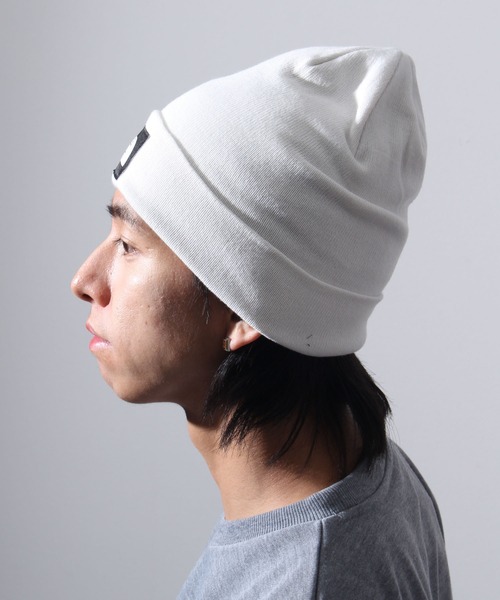 THE NORTH FACE（ザノースフェイス）の「【THE NORTH FACE/ザノースフェイス】ワンポイントニットキャップ（ニットキャップ/ビーニー・メンズ・ブラック/ネイビー/イエロー/グリーン/オリーブ/ホワイト/ブルー系その他/ダークグレー・FREE）」の10枚目の写真