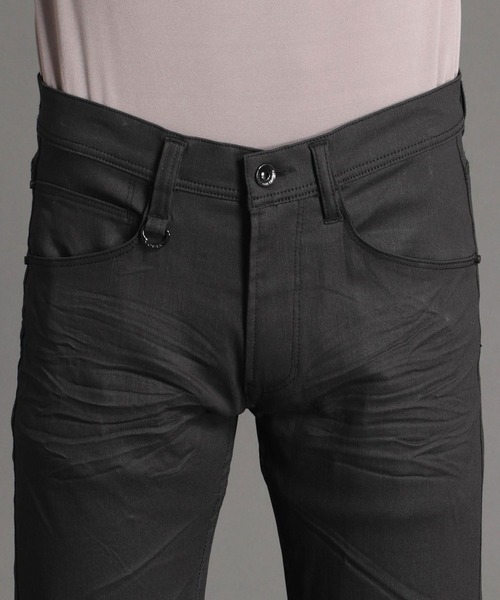 ニコルクラブフォーメン　ハイパワーストレッチテーパードパンツ　ネイビー　タグ付き NICOLE CLUB FOR MEN（ニコルクラブフォーメン）の「ハイパワー