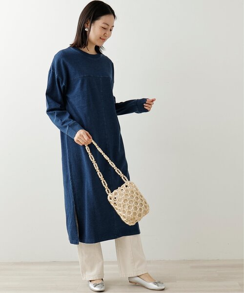 セール インディゴ裏毛サイドスリットワンピース ワンピース Frames Ray Cassin フレームスレイカズン のファッション通販 Zozotown