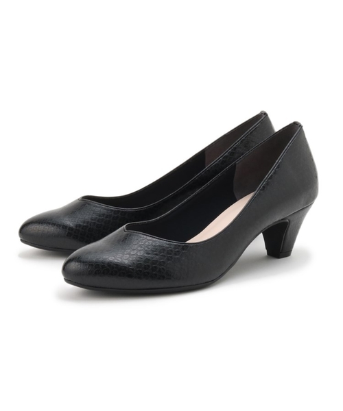 grove（グローブ）の「やわここち（Ｒ）Ｖカットパンプス５５（パンプス・レディース・サックスブルー系3/アイボリー系4/ベージュ系3/ブラック・30/35/45/50/25/40/20）」の5枚目の写真