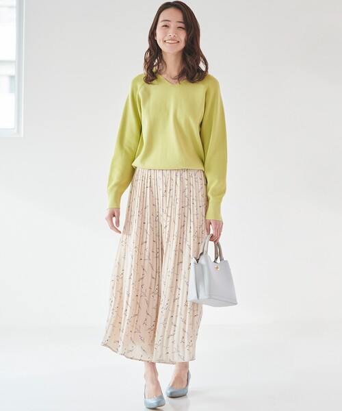 grove（グローブ）の「やわここち（Ｒ）Ｖカットパンプス５５（パンプス・レディース・サックスブルー系3/アイボリー系4/ベージュ系3/ブラック・30/35/45/50/25/40/20）」の6枚目の写真