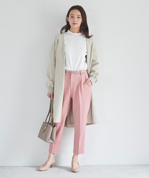 grove（グローブ）の「やわここち（Ｒ）Ｖカットパンプス５５（パンプス・レディース・サックスブルー系3/アイボリー系4/ベージュ系3/ブラック・30/35/45/50/25/40/20）」の9枚目の写真