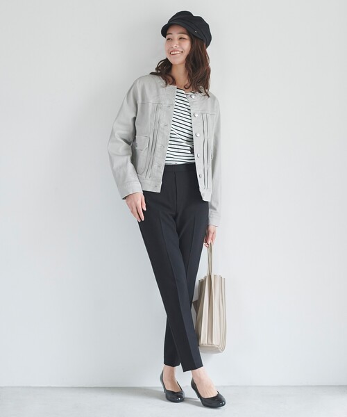 grove（グローブ）の「やわここち（Ｒ）Ｖカットパンプス５５（パンプス・レディース・サックスブルー系3/アイボリー系4/ベージュ系3/ブラック・30/35/45/50/25/40/20）」の11枚目の写真