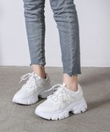 Shoes in Closet | 厚底ダットスニーカー《約6.0㎝ソール》　1475(球鞋)