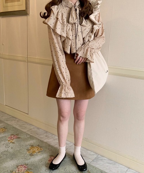 Heather(ヘザー)の「あいねねアソートリボンブラウス 940034(シャツ/ブラウス・レディース・ホワイト/ブラック/ベージュ系その他・FREE)」の13枚目の写真