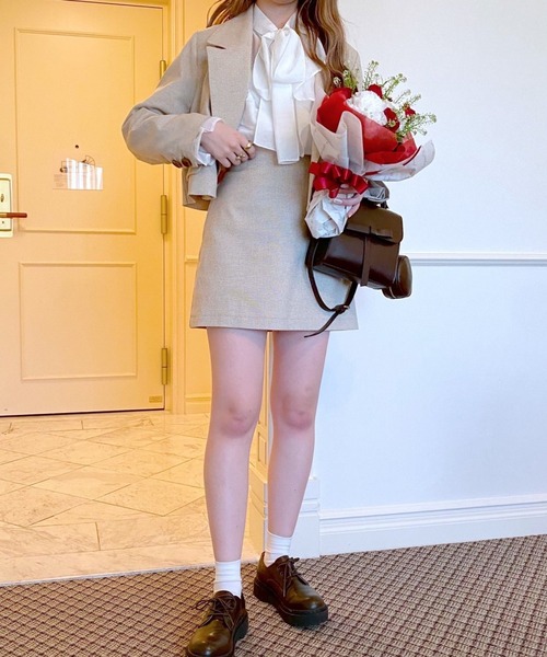 Heather(ヘザー)の「あいねねアソートリボンブラウス 940034(シャツ/ブラウス・レディース・ホワイト/ブラック/ベージュ系その他・FREE)」の7枚目の写真