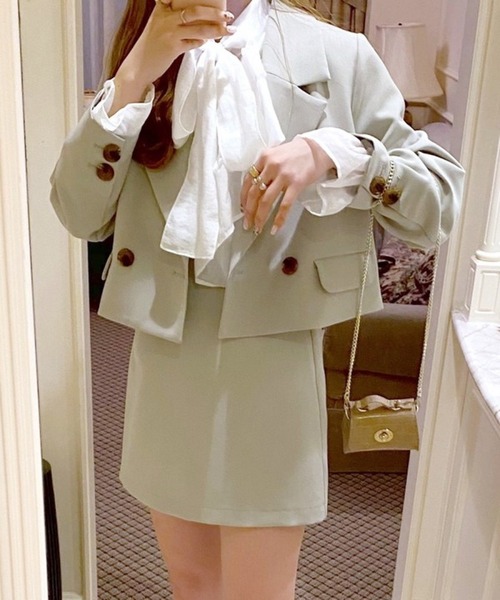 Heather（ヘザー）の「あいねねアソートリボンブラウス 940034（シャツ