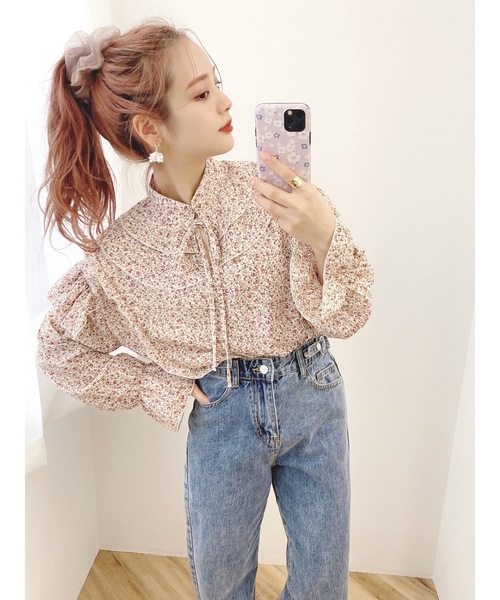 JUMELLE（ジュメロ）の「スルーシュシュ（シュシュ・レディース・ブラウン/ブラック・FREE）」の4枚目の写真