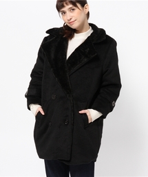 WEGO | WEGO/ファーカラーチェスターコート(チェスターコート)