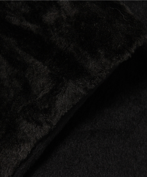 WEGO（ウィゴー）の「WEGO/ファーカラーチェスターコート（チェスターコート・レディース・ブラック/ベージュ・FREE）」の6枚目の写真