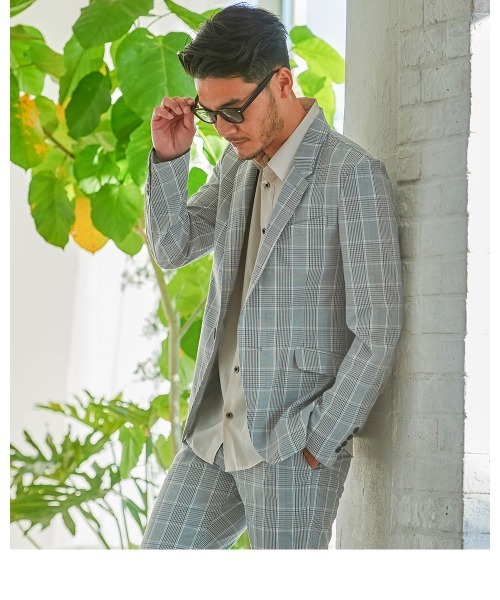 GOSTAR DE FUGA（ゴスタール ジフーガ）の「『GOSTAR DE FUGA』リネンライクポリエステルテーラードジャケット（テーラードジャケット・メンズ・ベージュ/ネイビー/A・M/L/XL）」の6枚目の写真