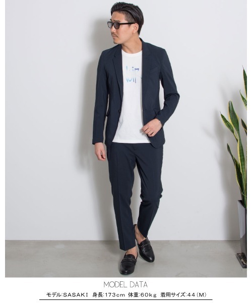 GOSTAR DE FUGA（ゴスタール ジフーガ）の「『GOSTAR DE FUGA』リネンライクポリエステルテーラードジャケット（テーラードジャケット・メンズ・ベージュ/ネイビー/A・M/L/XL）」の15枚目の写真