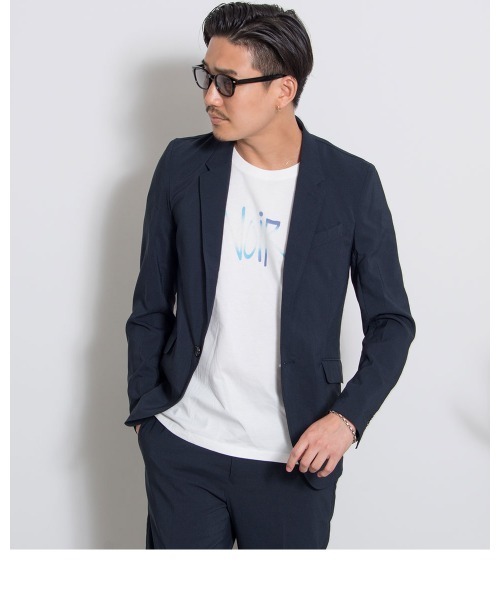 GOSTAR DE FUGA（ゴスタール ジフーガ）の「『GOSTAR DE FUGA』リネンライクポリエステルテーラードジャケット（テーラードジャケット・メンズ・ベージュ/ネイビー/A・M/L/XL）」の12枚目の写真