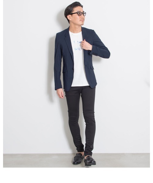 GOSTAR DE FUGA（ゴスタール ジフーガ）の「『GOSTAR DE FUGA』リネンライクポリエステルテーラードジャケット（テーラードジャケット・メンズ・ベージュ/ネイビー/A・M/L/XL）」の14枚目の写真