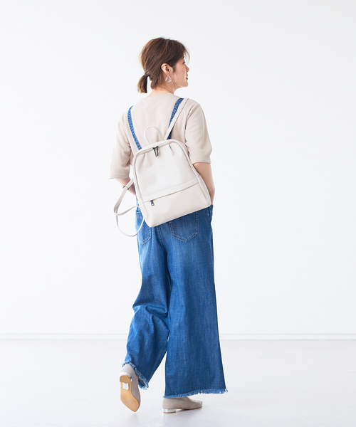 Abahouse Devinette（ドゥヴィネット）の「【Mylanka】ワイドデニムサロペット（サロペット/オーバーオール・レディース・インディゴブルー/ブルー・38/36）」の4枚目の写真