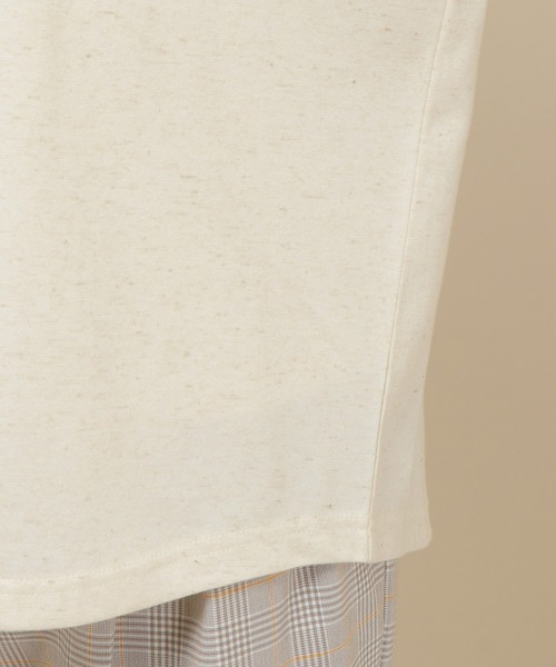 ikka（イッカ）の「リネン混バックシャンT（Tシャツ/カットソー・レディース・チャコールグレー/スカイブルー/ブラウン/オフホワイト・M/L）」の11枚目の写真