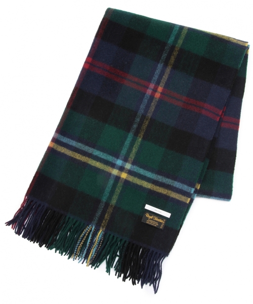 BEAUTY&YOUTH UNITED ARROWS（ビューティーアンドユースユナイテッドアローズ）の「BYBC ROYAL THISTLE タータンチェックストール（ストール/ショール・レディース・ダークグレー/レッド/ネイビー・フリー）」の3枚目の写真
