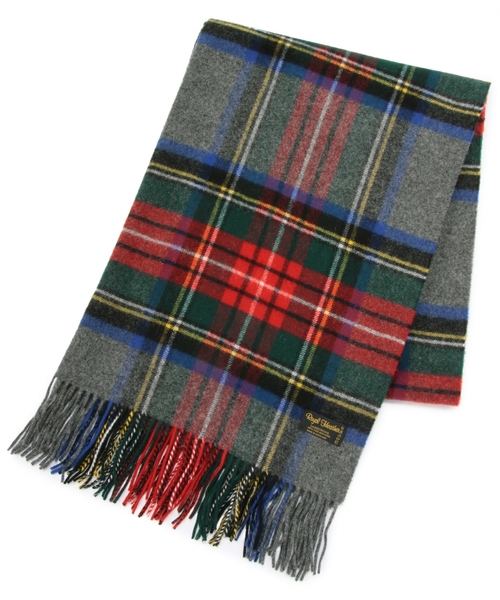 BEAUTY&YOUTH UNITED ARROWS（ビューティーアンドユースユナイテッドアローズ）の「BYBC ROYAL THISTLE タータンチェックストール（ストール/ショール・レディース・ダークグレー/レッド/ネイビー・フリー）」の2枚目の写真
