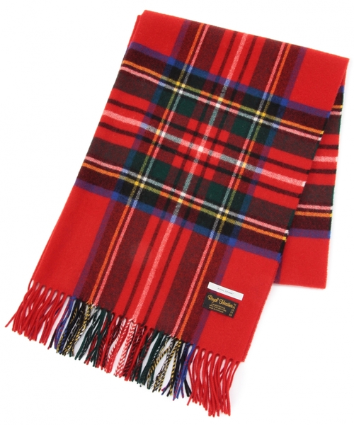 BEAUTY&YOUTH UNITED ARROWS（ビューティーアンドユースユナイテッドアローズ）の「BYBC ROYAL THISTLE タータンチェックストール（ストール/ショール・レディース・ダークグレー/レッド/ネイビー・フリー）」の8枚目の写真