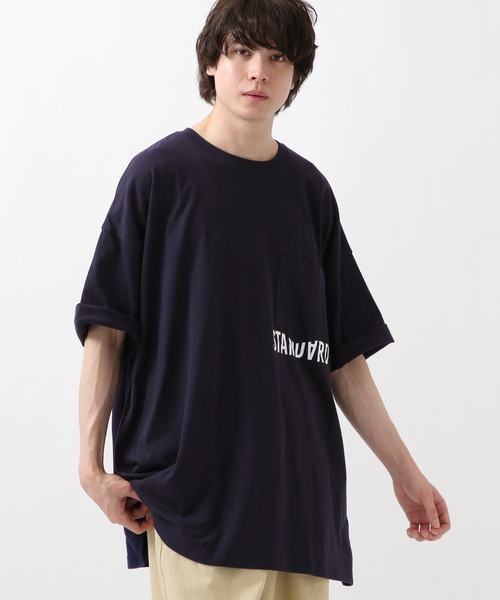 ALAND(エーランド)の「STREET STANDARD/S-LOGOポケットT 2944568(Tシャツ/カットソー・レディース・ネイビー/ライトグレー/ホワイト・FREE)」の3枚目の写真