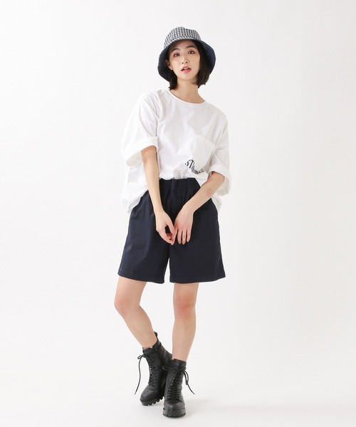 ALAND(エーランド)の「STREET STANDARD/S-LOGOポケットT 2944568(Tシャツ/カットソー・レディース・ネイビー/ライトグレー/ホワイト・FREE)」の6枚目の写真