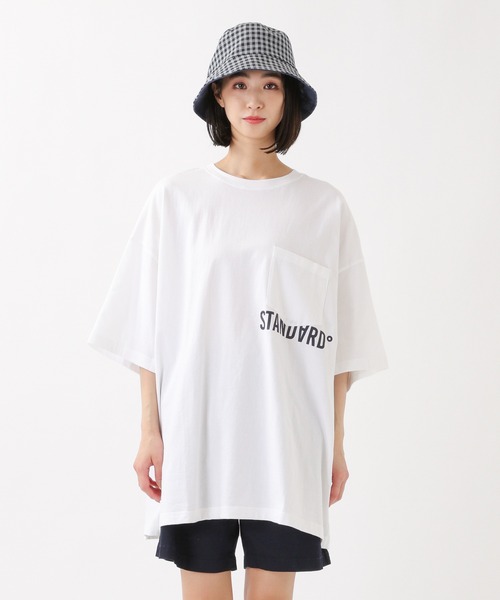 ALAND(エーランド)の「STREET STANDARD/S-LOGOポケットT 2944568(Tシャツ/カットソー・レディース・ネイビー/ライトグレー/ホワイト・FREE)」の14枚目の写真