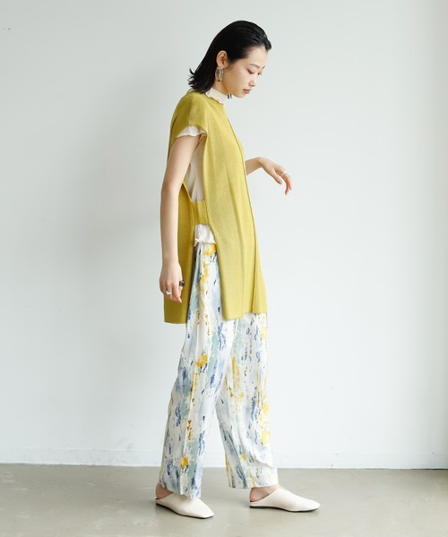 Birthday room（バースデイルーム）の「後ろスリットニットベスト（ベスト・レディース・ブラック/オリーブ/モカ・FREE）」の7枚目の写真