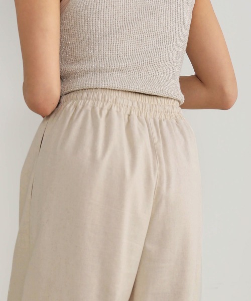 Bou Jeloud（ブージュルード）の「リネンイージーパンツ（その他パンツ・レディース・パープル/ベージュ/ナチュラル/ライトグリーン/ブルー/モカ・FREE）」の20枚目の写真