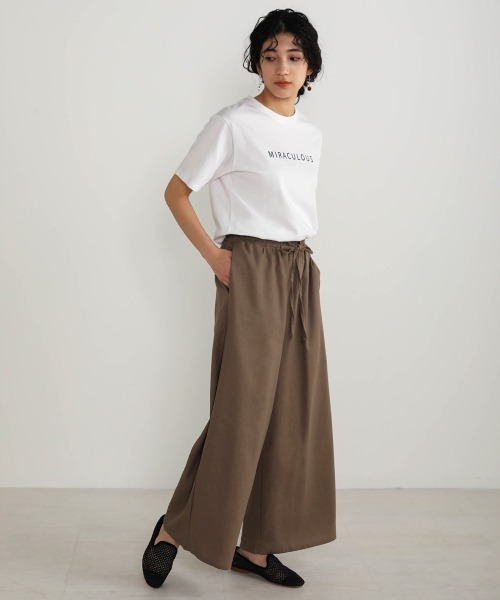 Bou Jeloud（ブージュルード）の「リネンイージーパンツ（その他パンツ・レディース・パープル/ベージュ/ナチュラル/ライトグリーン/ブルー/モカ・FREE）」の21枚目の写真