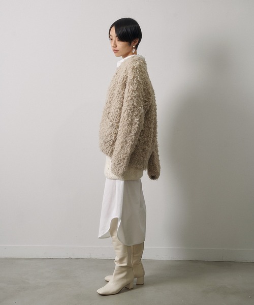 JANESMITH（ジェーンスミス）の「JANESMITH ジェーンスミス / SQUARE TOE LONG BOOTS スクエアトゥロングブーツ / 21WSHO-#941L（ブーツ・レディース・キナリ/ブラック・36/37/38）」の13枚目の写真