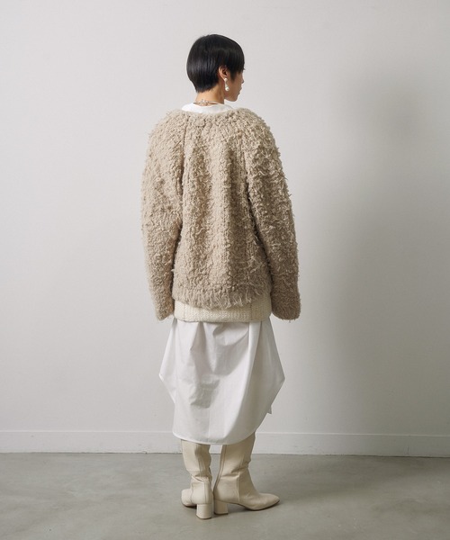 JANESMITH（ジェーンスミス）の「JANESMITH ジェーンスミス / SQUARE TOE LONG BOOTS スクエアトゥロングブーツ / 21WSHO-#941L（ブーツ・レディース・キナリ/ブラック・36/37/38）」の7枚目の写真