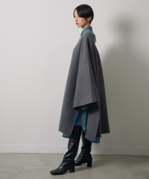 JANESMITH（ジェーンスミス）の「JANESMITH ジェーンスミス / SQUARE TOE LONG BOOTS スクエアトゥロングブーツ / 21WSHO-#941L（ブーツ・レディース・キナリ/ブラック・36/37/38）」の9枚目の写真