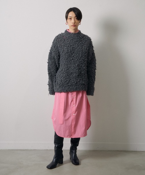 JANESMITH（ジェーンスミス）の「JANESMITH ジェーンスミス / SQUARE TOE LONG BOOTS スクエアトゥロングブーツ / 21WSHO-#941L（ブーツ・レディース・キナリ/ブラック・36/37/38）」の18枚目の写真