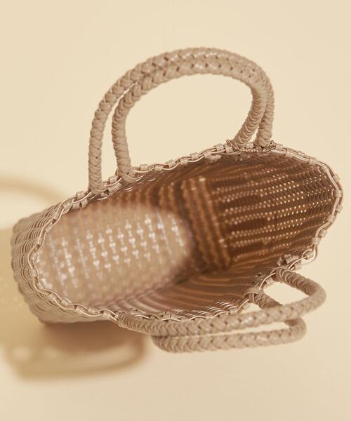 BEAUTY&YOUTH UNITED ARROWS（ビューティーアンドユースユナイテッドアローズ）の「BY∴ ダブルハンドルミニバスケット/カゴバッグ（かごバッグ・レディース・コバルトブルー/ライム/ブラック/ベージュ/オフホワイト/ライラック・FREE）」の22枚目の写真