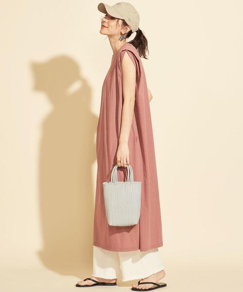 BEAUTY&YOUTH UNITED ARROWS（ビューティーアンドユースユナイテッドアローズ）の「BY∴ ダブルハンドルミニバスケット/カゴバッグ（かごバッグ・レディース・コバルトブルー/ライム/ブラック/ベージュ/オフホワイト/ライラック・FREE）」の18枚目の写真