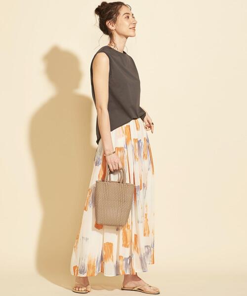 BEAUTY&YOUTH UNITED ARROWS（ビューティーアンドユースユナイテッドアローズ）の「BY∴ ダブルハンドルミニバスケット/カゴバッグ（かごバッグ・レディース・コバルトブルー/ライム/ブラック/ベージュ/オフホワイト/ライラック・FREE）」の10枚目の写真