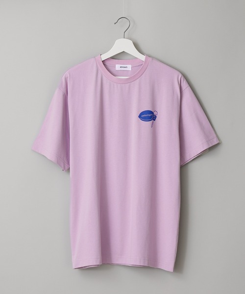 anown(アノン)の「ペロリンガール バックプリントオーバーサイズ 半袖Tシャツ【イラストレーター佐藤なつみ×anown 限定コラボ】(Tシャツ/カットソー・レディース・ホワイト/パープル・M/L)」の20枚目の写真