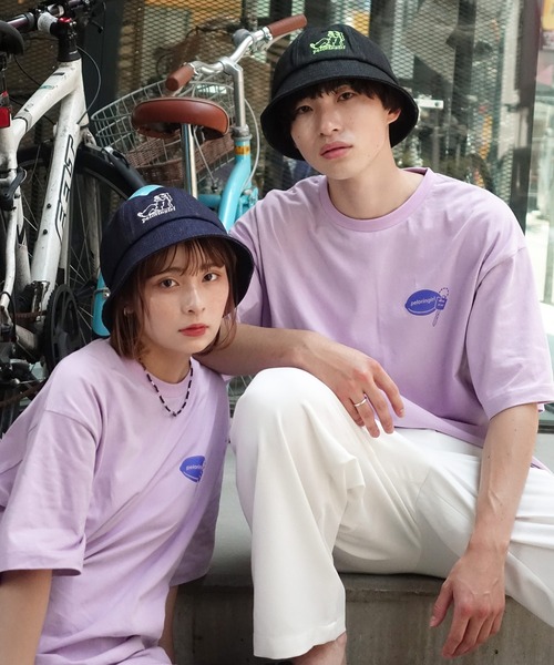 anown(アノン)の「ペロリンガール バックプリントオーバーサイズ 半袖Tシャツ【イラストレーター佐藤なつみ×anown 限定コラボ】(Tシャツ/カットソー・レディース・ホワイト/パープル・M/L)」の18枚目の写真