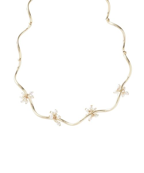 LAGUNAMOON（ラグナムーン）の「LADYスモールフェイクパールネックレス（ネックレス・レディース・シルバー/ゴールド・FREE）」の4枚目の写真