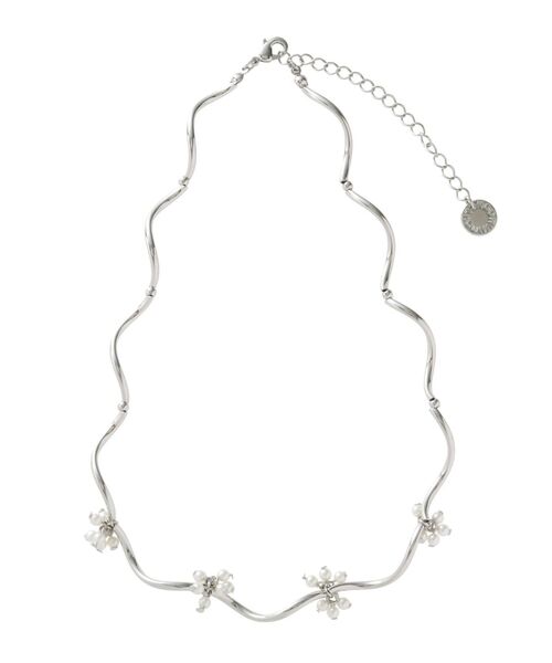 LAGUNAMOON（ラグナムーン）の「LADYスモールフェイクパールネックレス（ネックレス・レディース・シルバー/ゴールド・FREE）」の9枚目の写真