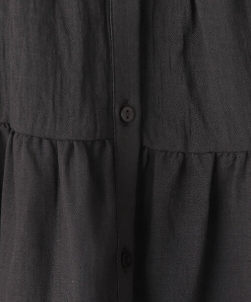 pink adobe（ピンクアドベ）の「◆【M-L】エアリーガーゼ　ティアードブラウス（シャツ/ブラウス・レディース・ブラック/オフホワイト/カーキ・40/38）」の8枚目の写真