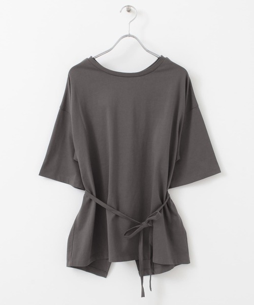 ITEMS URBANRESEARCH（アイテムズ アーバンリサーチ）の「2WAYバックオープンプルオーバー（Tシャツ/カットソー・レディース・スミクロ/ピンク系その他/グレー系その他・FREE）」の19枚目の写真