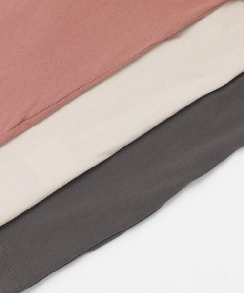 ITEMS URBANRESEARCH（アイテムズ アーバンリサーチ）の「2WAYバックオープンプルオーバー（Tシャツ/カットソー・レディース・スミクロ/ピンク系その他/グレー系その他・FREE）」の4枚目の写真