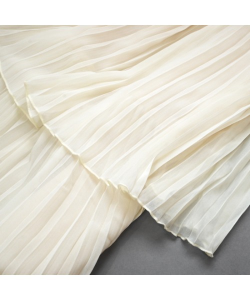 flower（フラワー）の「ダブルプリーツスカート（スカート・レディース・アイボリー/ブラウン・FREE）」の20枚目の写真