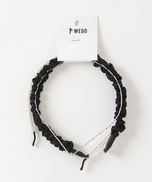 WEGO（ウィゴー）の「WEGO/【3点セット】ギャザーマルチカチューシャ（カチューシャ・レディース・ブラック/オフホワイト/グリーン/その他1・FREE）」の9枚目の写真