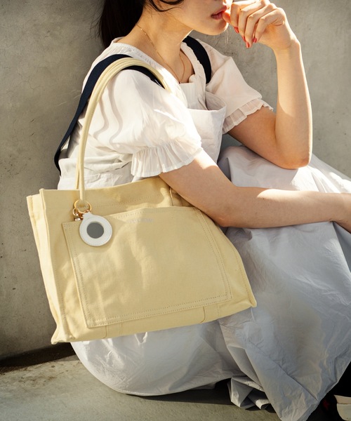 the case（ザケース）の「DAILY MIRROR TOTE（トートバッグ・レディース・オフホワイト/ブラック/ベージュ/レオパード/その他/アニマル/ライトブラウン・FREE）」の15枚目の写真