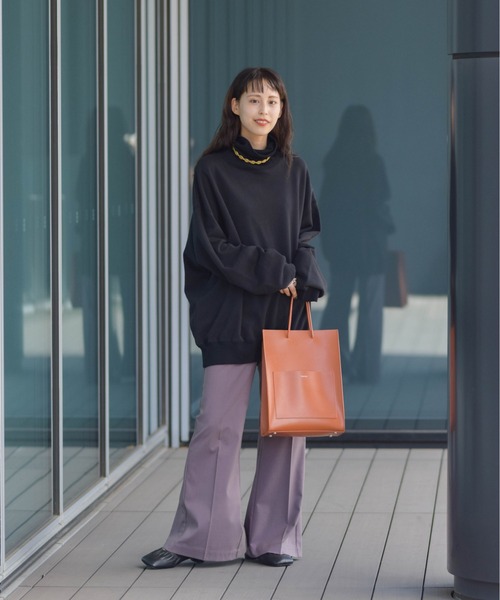 Ray BEAMS(レイビームス)の「YAHKI / ダブルフェイス A4 バッグ(トートバッグ・レディース・ブラック/オレンジ・ONE SIZE)」の20枚目の写真