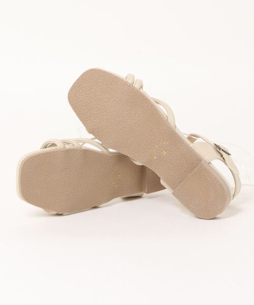 ehka sopo(エヘカソポ)の「ストリングサンダル(サンダル・レディース・オフホワイト/ベージュ/ミント・MEDIUM/LARGE)」の5枚目の写真