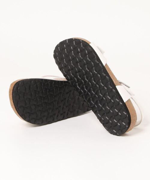 collex（コレックス）の「バックルフットベッドサンダル（サンダル・レディース・ブラック/ホワイト・L/M）」の3枚目の写真